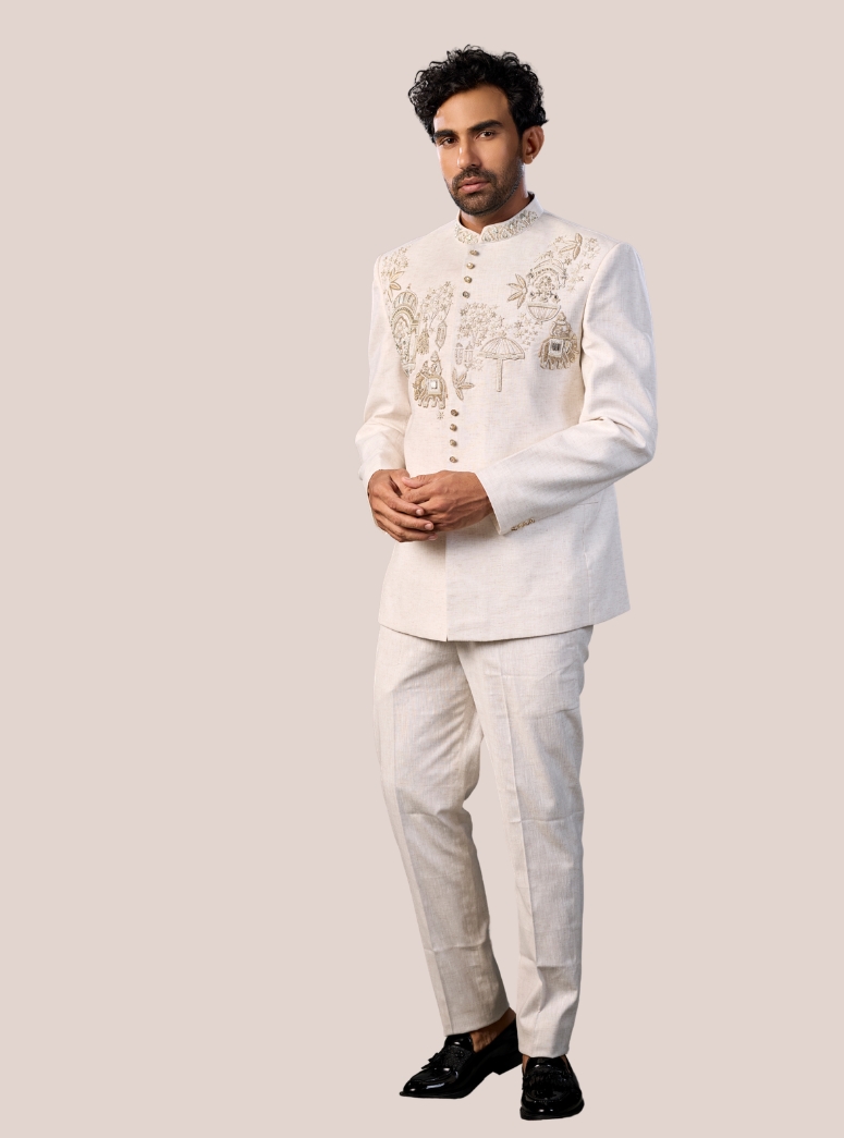 OFF WHITE JODHPURI
